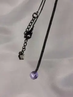 ANNA SUI　アナスイ　紫　ジルコニア　ネックレス