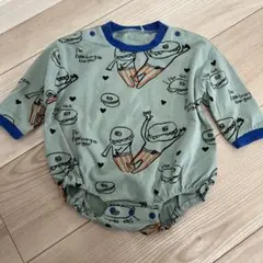 ハンバーガー ロンパース ホーガン マーキーズ 総柄