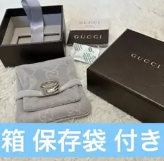 正規品 シルバーリング 箱 ポーチ付き GUCCI リング Ｇリング 指輪