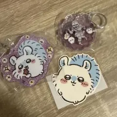 おまけ付　ちいかわ　モモンガ　キーホルダー　ステッカー