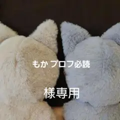 もか プロフ必読様オーダーぬい服