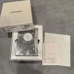 Noritake 置き時計　ノリタケ　ステンレス製