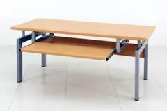 パソコンデスク　ロータイプ　ナチュラル