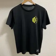 asics バスケットTシャツ　バスケTシャツ　黒　Lサイズ　レディース