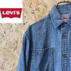 リーバイス 美品 キッズ 子供用 デニムシャツ M