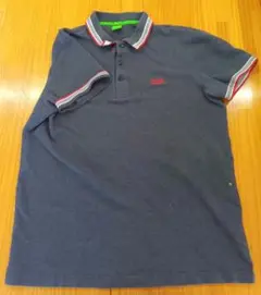BOSS レギュラーフィット ポロシャツ L ダークグレー