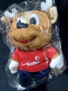 新品◆ 鹿島アントラーズ マスコット ぬいぐるみ しかお