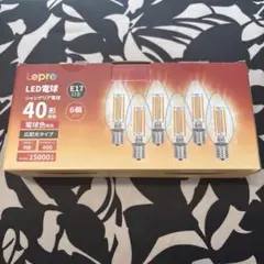 Lepre LED電球 E17 40形 6個入 4W