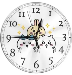 ちいいかわいい ハチ-ワレ　壁掛け時計サイズ25cm(2)