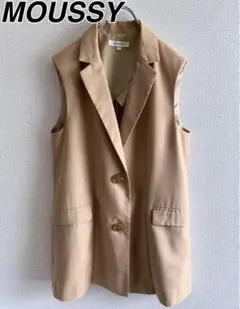 美品 マウジー TAILORED SLEEVELESS ジャケット ベスト ジレ
