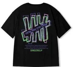 【おまとめ割あり】大サイズ　半袖Tシャツ　メンズ　バックプリント　黒　ストリート