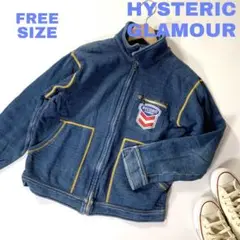 HYSTERIC GLAMOUR インディゴスウェットジャケット 2257 秋