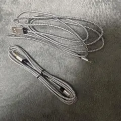 編組シルバー Lightningケーブル