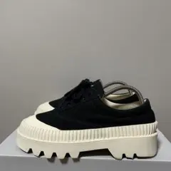 マウジー 厚底スニーカー RUGGED SOLE CANVAS DECK