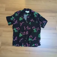Roushatte アロハシャツ M 黒