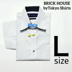 美品 即納 BRICK HOUSE byTokyo Shirts 半袖シャツ L