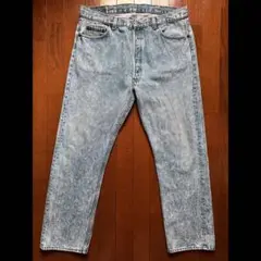 【80s】Levi's 501 USA製 ケミカル オーバーサイズW38 L30