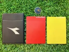 サッカー フットサル ディアドラ レフェリー 警告カード トスコイン 手帳 審判