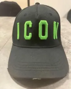 DSQUARED2 ディースクエアード ICON キャップ ブラック　グリーン