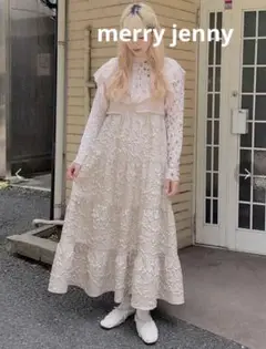 merry jenny ロング ティアード ワンピース