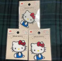 サンリオ　ハローキティ　ワッペン　パイル　レトロ