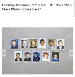 ファッキンオーサム　ステッカー　１０枚セット