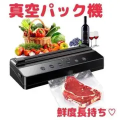 ❤ 新品未使用 ❤ 真空パック機 小型自動真空シーラー 乾湿両用 脱気密封d