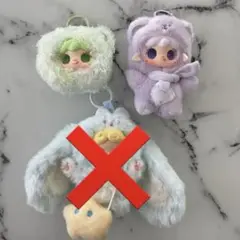 ぬいぐるみチャーム 人形 2点セット