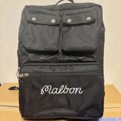 Malbon × PORTER コラボ　キャディーバッグ　黒　中古品 Malbon × PORTER コラボキャディーバッグ黒中古品