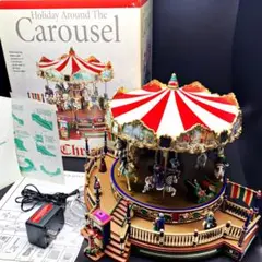 動画あり ミスタークリスマス メリーゴーランド カルーセル オルゴール 30曲