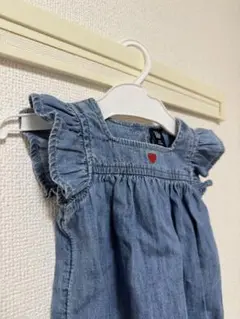 baby GAP ノースリーブデニムワンピース 3-6ヶ月