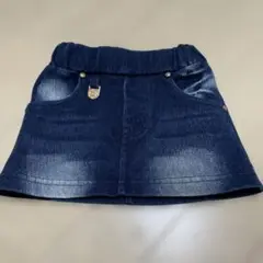 美品　Rady インディゴブルー フレアスカート 90
