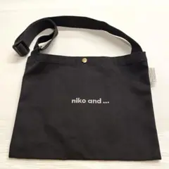 niko and... コットン ショルダーバッグ