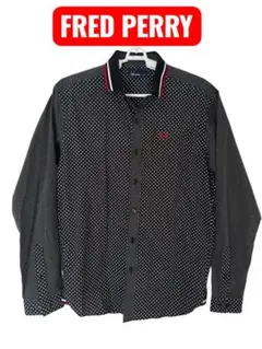 フレッドペリー　(FRED PERRY) シャツ　ドット　メンズ　長袖