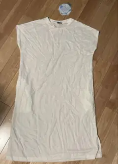 新品　接触冷感 半袖ロングワンピース M