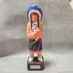 置物 木彫木像 高さ約84.5cm 工芸品 オブジェ インテリア　インディアン 置物 木彫木像 高さ約84.5cm 工芸品 オブジェ インテリア