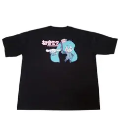 タグ付き☆初音ミク×シナモロールのTシャツ(M～L)