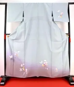 【単衣】パールトーン加工 一つ紋