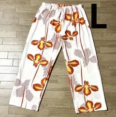 942 浴衣リメイクパンツ　ステテコ　パジャマ ハンドメイド