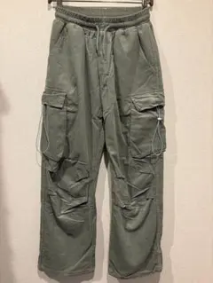 オリーブグリーン カーゴパンツ 古着
