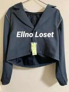 新品Ellno Loset◆2WAYフードジップショルダーショートジャケットSS
