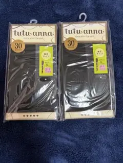 tutu anna 30デニール ブラックタイツ