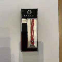 BANDEL CROSS クロスアンクレット レッドxホワイト (S)