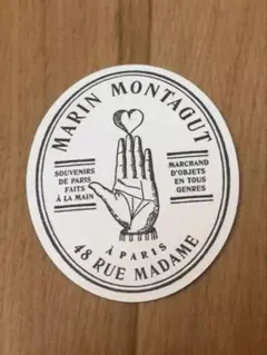 Marin montagut マランモンタギュ 名刺　ショップ　カード