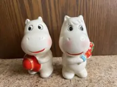 ムーミン フローレン 陶器 置物 2体セット ビンテージ