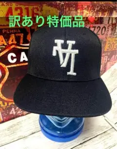 【特価品❣️】LA upsidedown キャップ　CAP 黒　ブラック