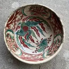 値引き8000円→古犬山焼？希少 骨董 赤絵の急須 工芸品