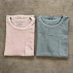 【BACK NUMBER】 半袖Tシャツ ピンク/グレー M 2枚セット