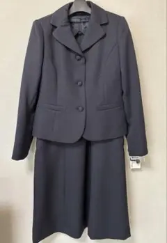 【未使用品】紺　ネイビー　スーツ　 ジャケット ワンピース　セット 9号