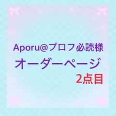 Aporu@プロフ必読様＊専用